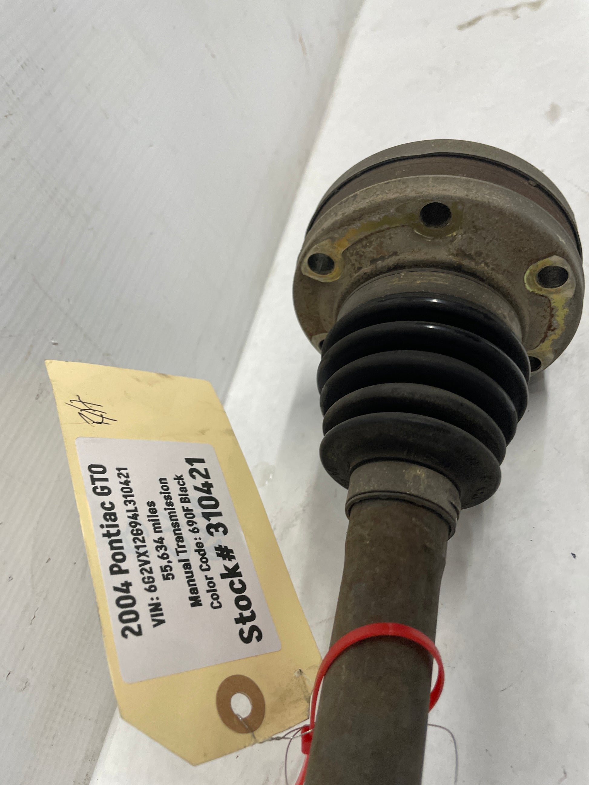 2004 Pontiac GTO RH Passenger Rear CV Axle Half Shaft OEM - Day's Parts Yard