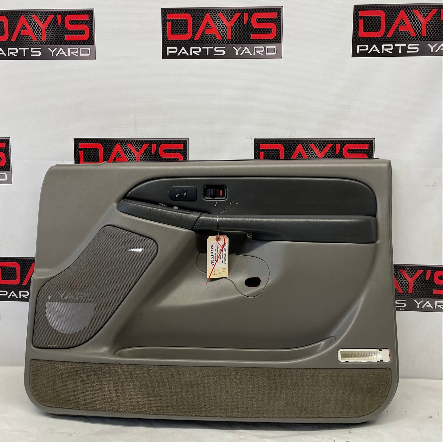 2003 Chevy Suburban RH Passenger Front Interior Door Panel OEM