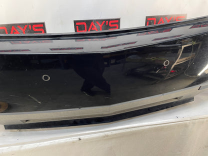 2010 Cadillac CTS-V Sedan Complete Rear Bumper Cover Black OEM