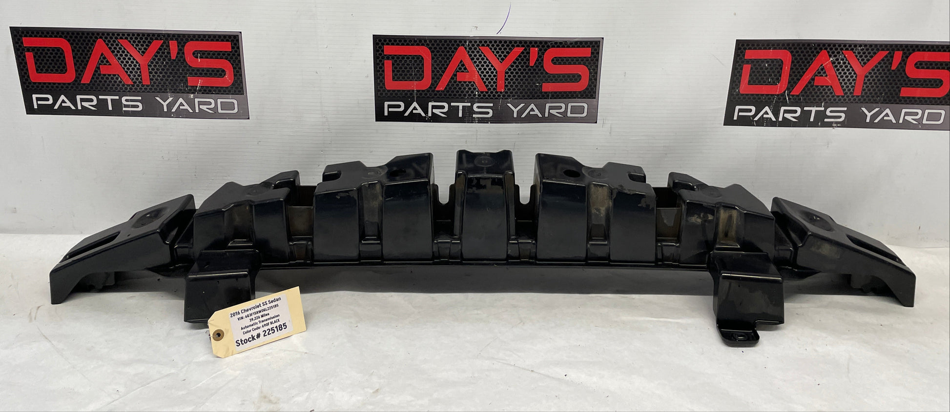 2016 Chevy SS Sedan Front Bumper Energy Impact Absorber OEM - Day's Parts Yard
