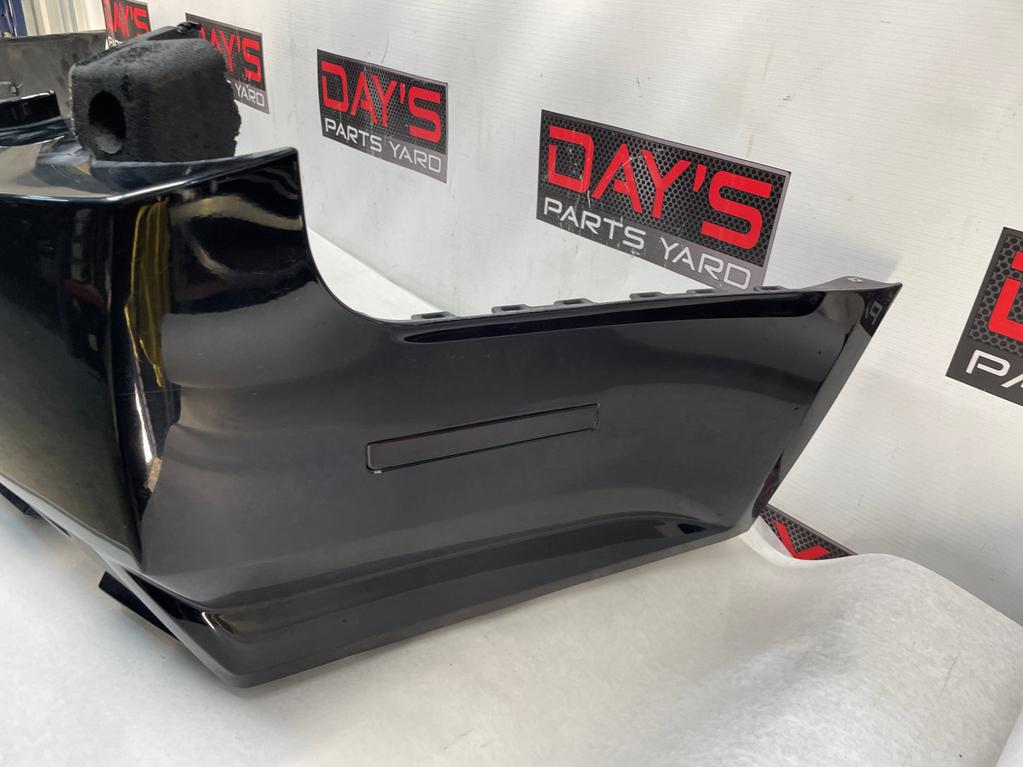 2010 Cadillac CTS-V Sedan Complete Rear Bumper Cover Black OEM