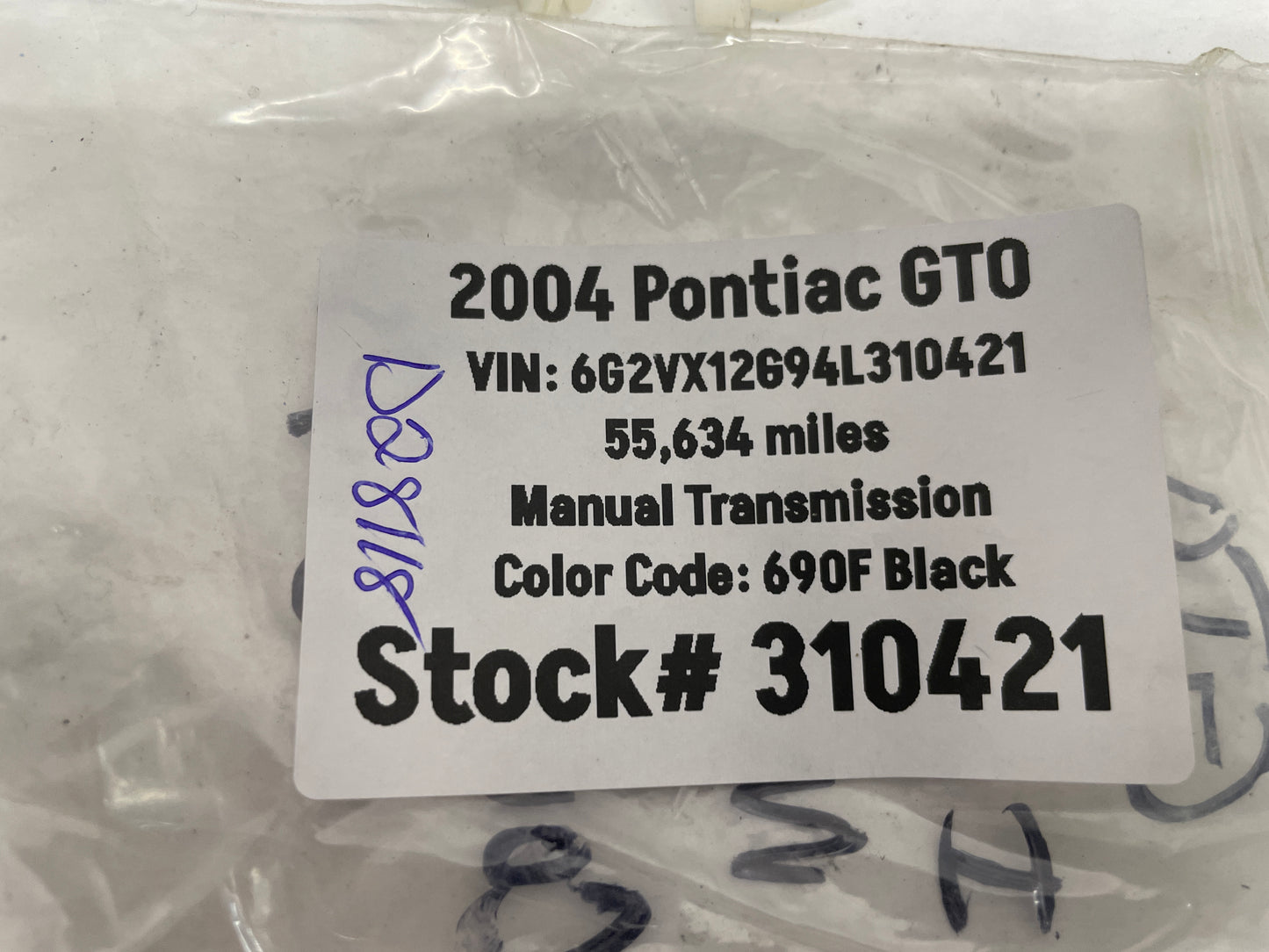 2004 Pontiac GTO Interior Mirror Cover Clips OEM - Day's Parts Yard