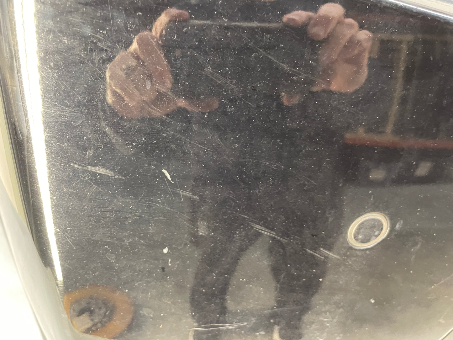 2010 Cadillac CTS-V Sedan Complete Rear Bumper Cover Black OEM