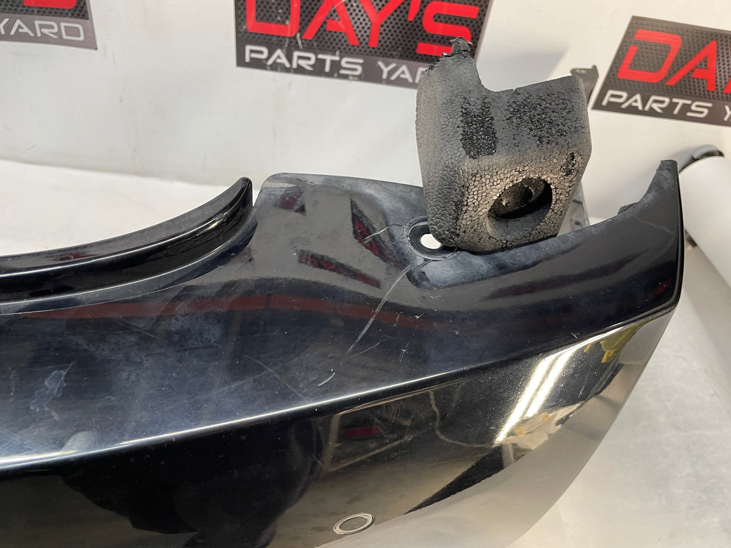 2010 Cadillac CTS-V Sedan Complete Rear Bumper Cover Black OEM