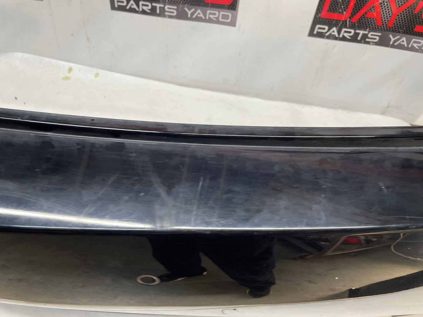 2010 Cadillac CTS-V Sedan Complete Rear Bumper Cover Black OEM