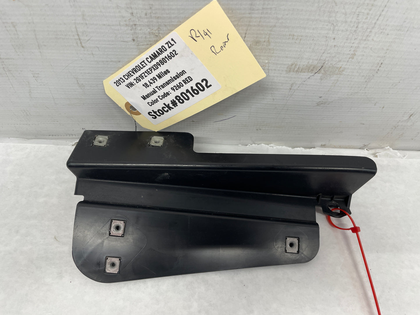 2013 Chevy Camaro ZL1 Rear Bumper Fascia Bracket OEM - Day's Parts Yard