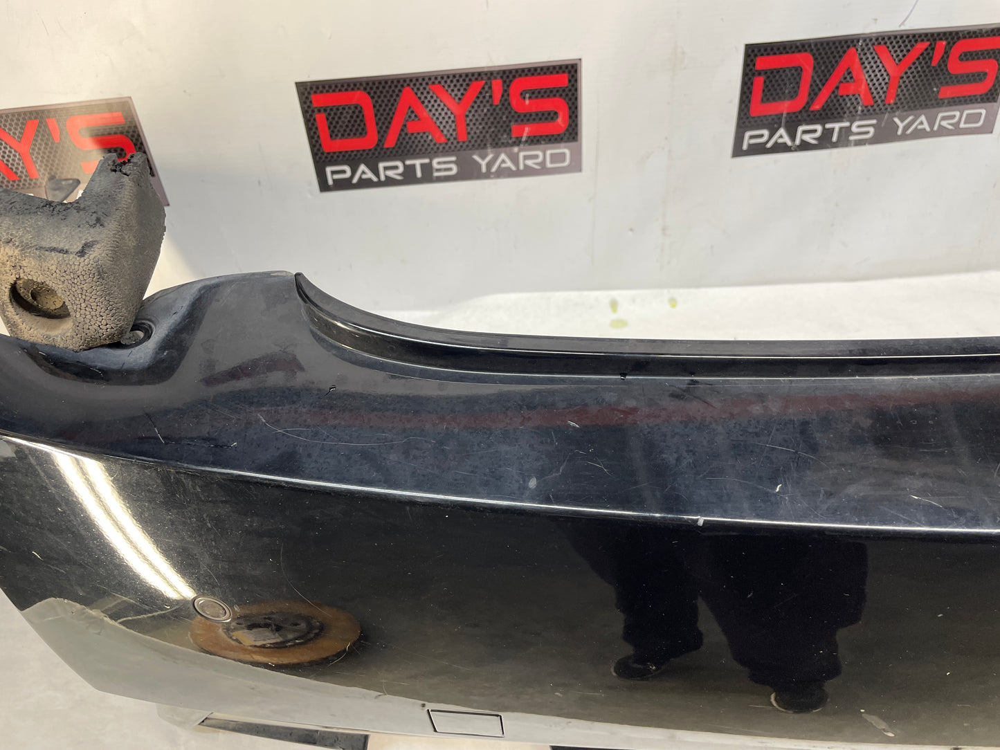 2010 Cadillac CTS-V Sedan Complete Rear Bumper Cover Black OEM