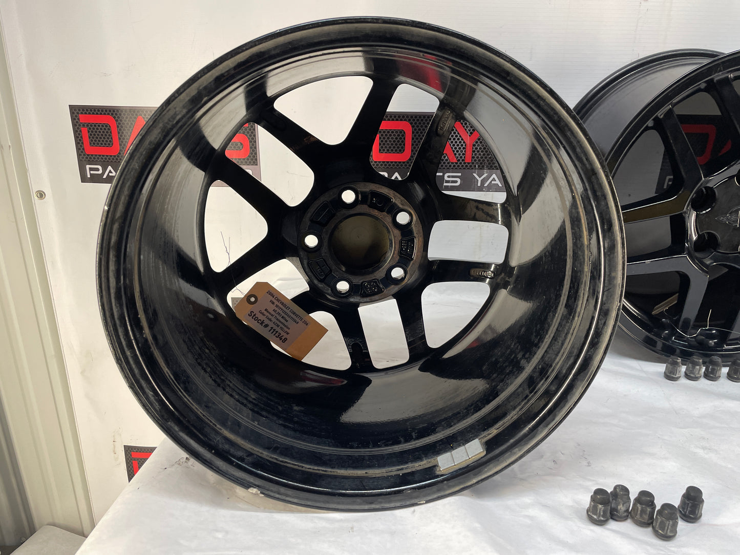 2004 Chevy C5 Corvette Z06 Speedline Wheels Front 17X9 Rear 18X10.5 OEM - Day's Parts Yard