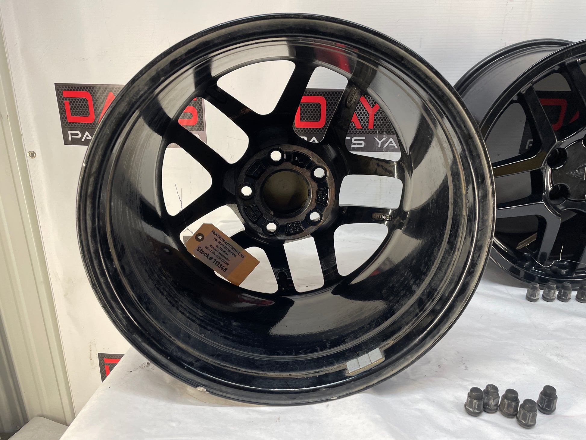 2004 Chevy C5 Corvette Z06 Speedline Wheels Front 17X9 Rear 18X10.5 OEM - Day's Parts Yard
