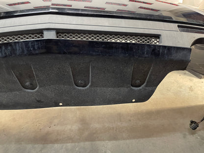 2010 Cadillac CTS-V Sedan Complete Rear Bumper Cover Black OEM