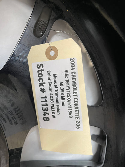 2004 Chevy C5 Corvette Z06 Speedline Wheels Front 17X9 Rear 18X10.5 OEM - Day's Parts Yard