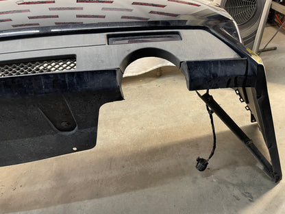 2010 Cadillac CTS-V Sedan Complete Rear Bumper Cover Black OEM