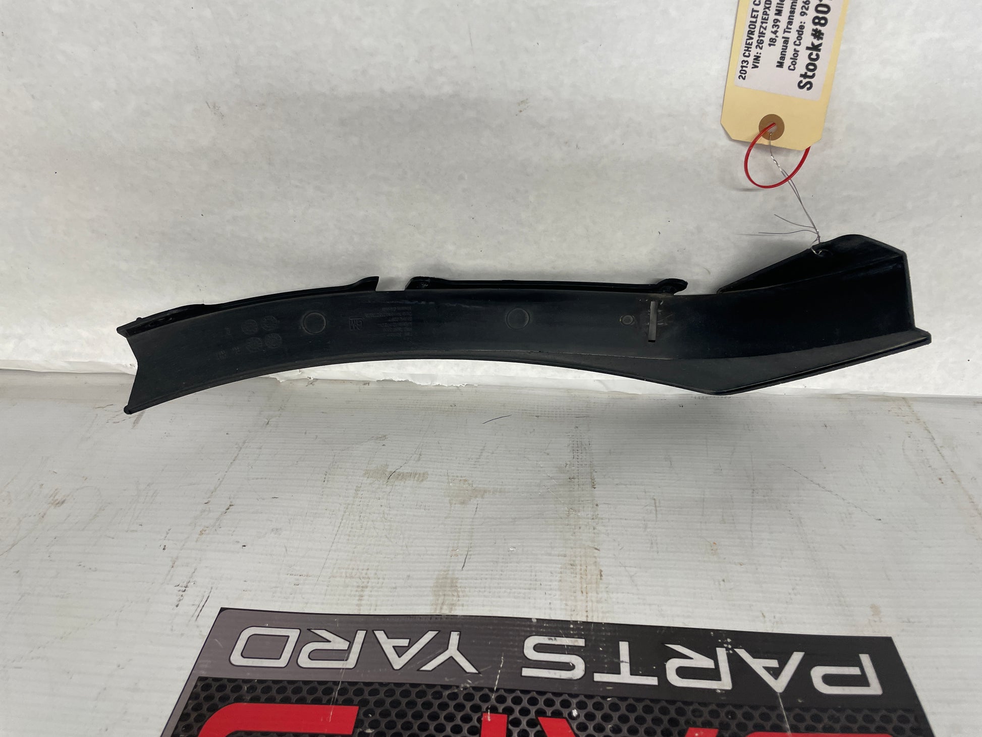 2013 Chevy Camaro ZL1 RH Passenger Front Bumper Fascia Wheel Well Trim Molding OEM - Day's Parts Yard