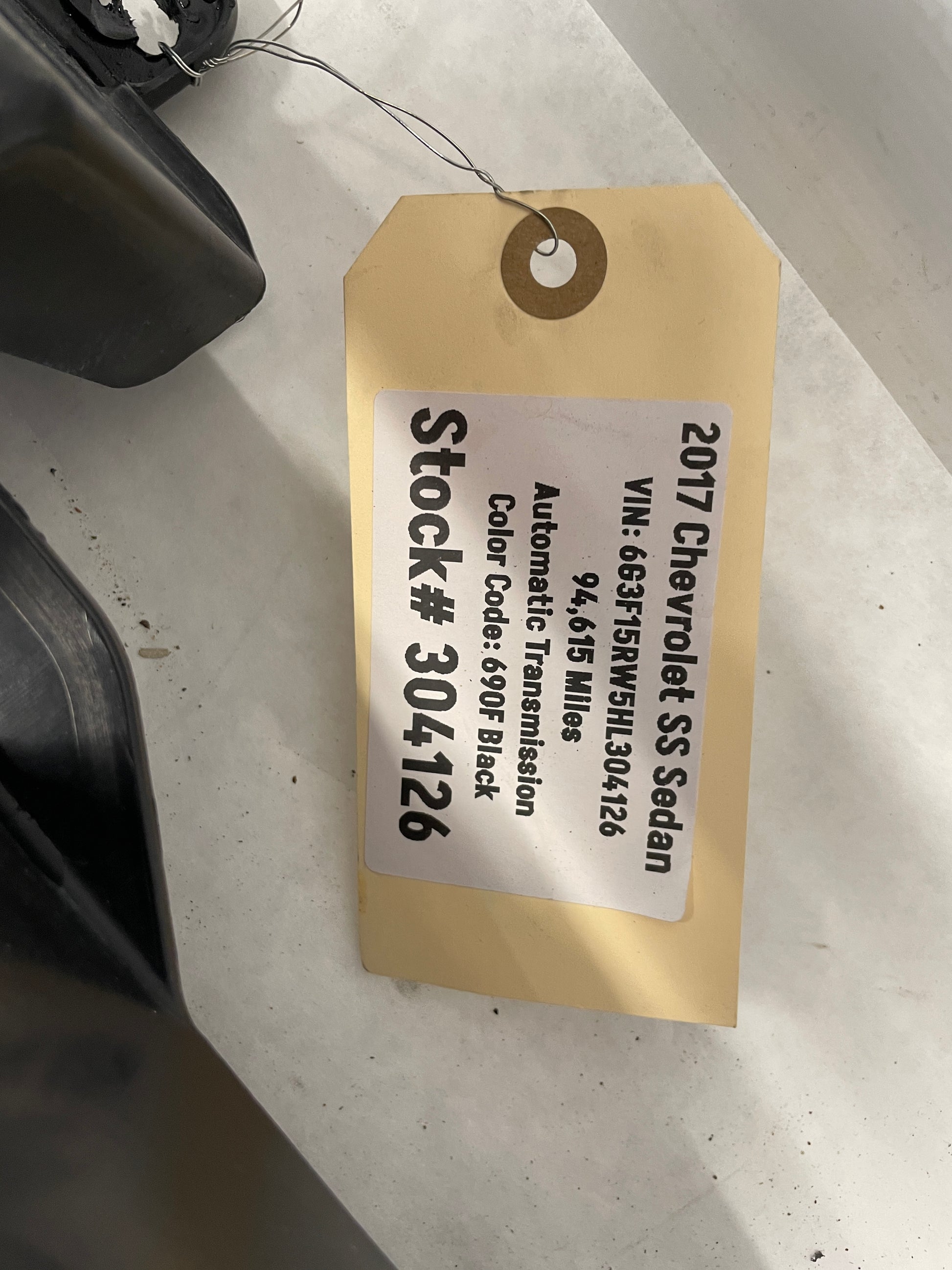 2016 Chevy SS Sedan Front Bumper Energy Impact Absorber OEM - Day's Parts Yard