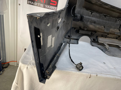 2010 Cadillac CTS-V Sedan Complete Rear Bumper Cover Black OEM