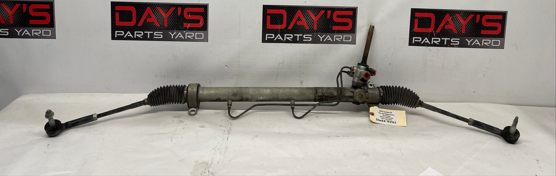 2012 Chevy Camaro SS Power Steering Rack and Pinion Gear Assembly OEM - Day's Parts Yard