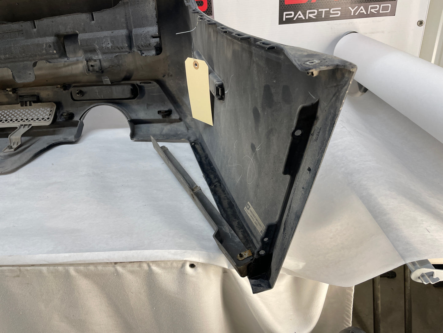 2010 Cadillac CTS-V Sedan Complete Rear Bumper Cover Black OEM