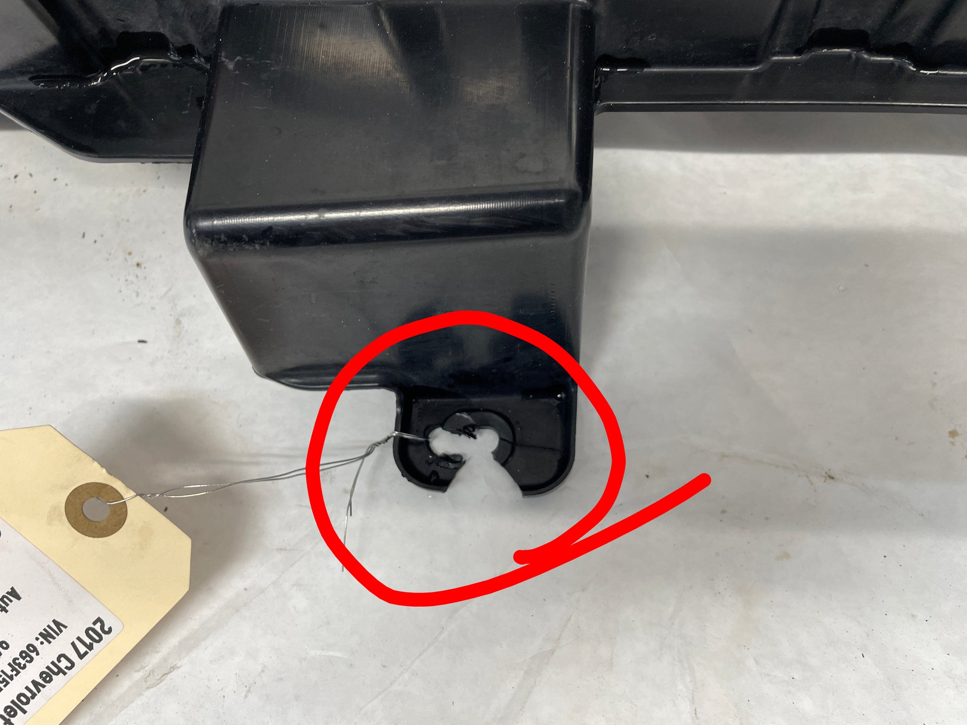 2016 Chevy SS Sedan Front Bumper Energy Impact Absorber OEM - Day's Parts Yard