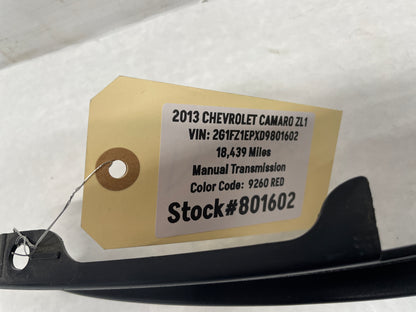 2013 Chevy Camaro ZL1 LH Driver Front Bumper Fascia Wheel Well Trim Molding OEM - Day's Parts Yard