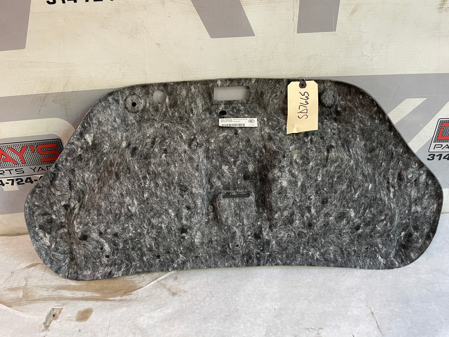 2019 Chevy Camaro SS Trunk Deck Lid Carpet Felt Liner OEM
