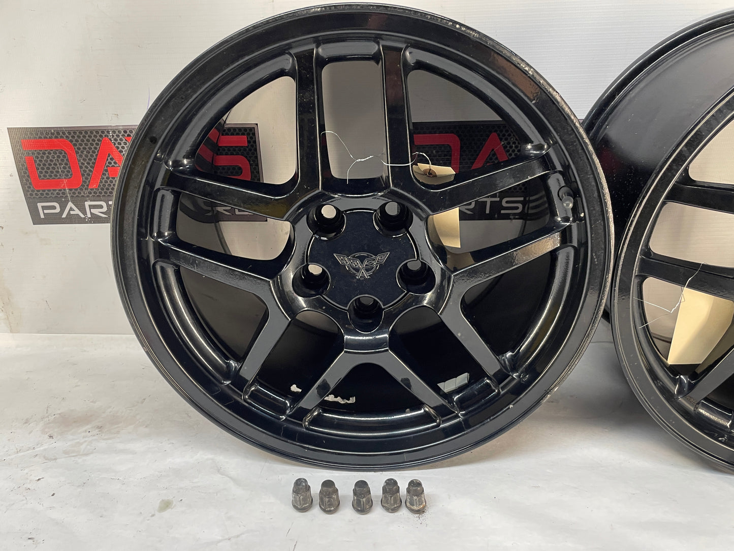 2004 Chevy C5 Corvette Z06 Speedline Wheels Front 17X9 Rear 18X10.5 OEM - Day's Parts Yard