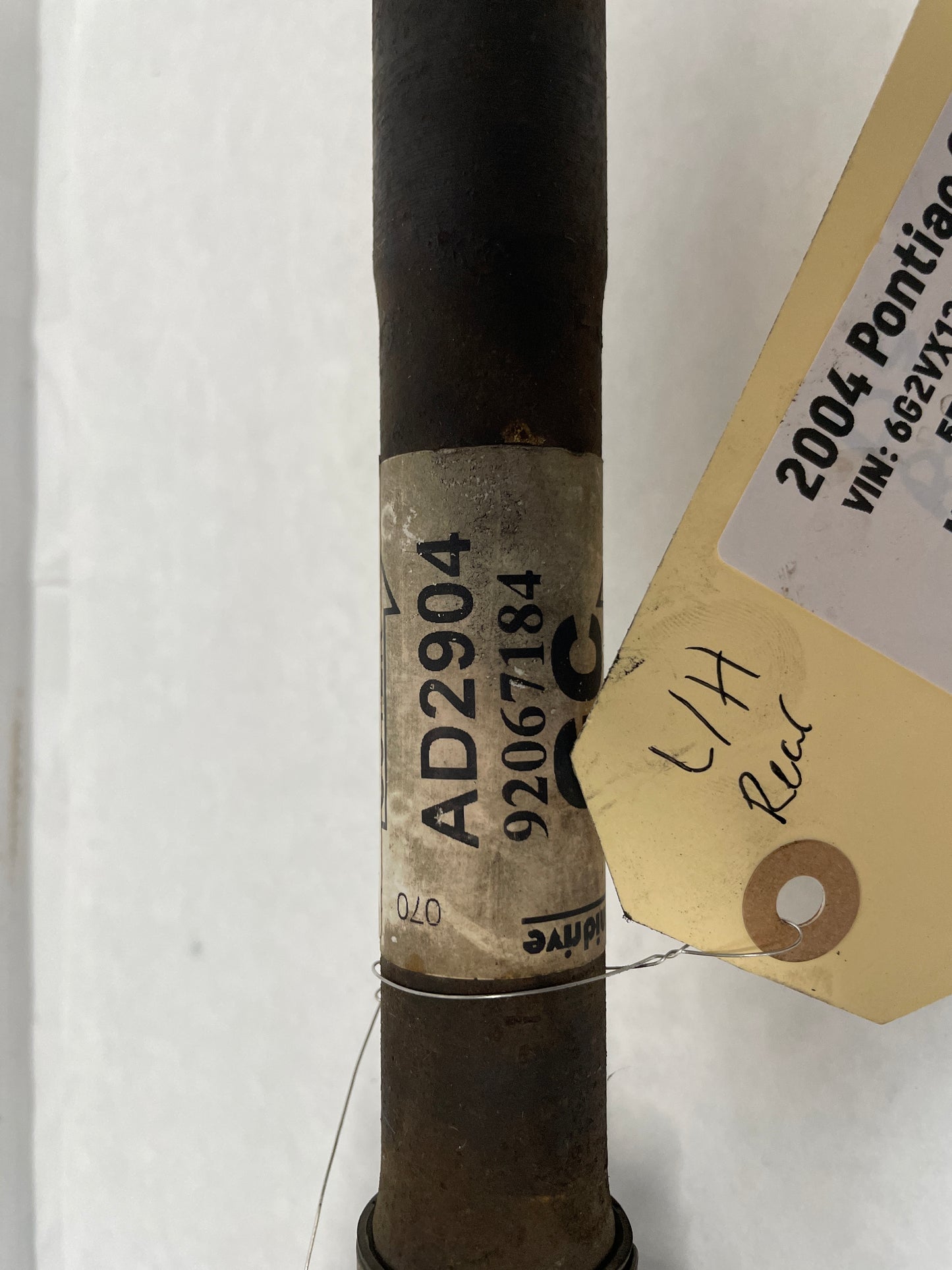 2004 Pontiac GTO LH Driver Rear CV Axle Half Shaft OEM - Day's Parts Yard