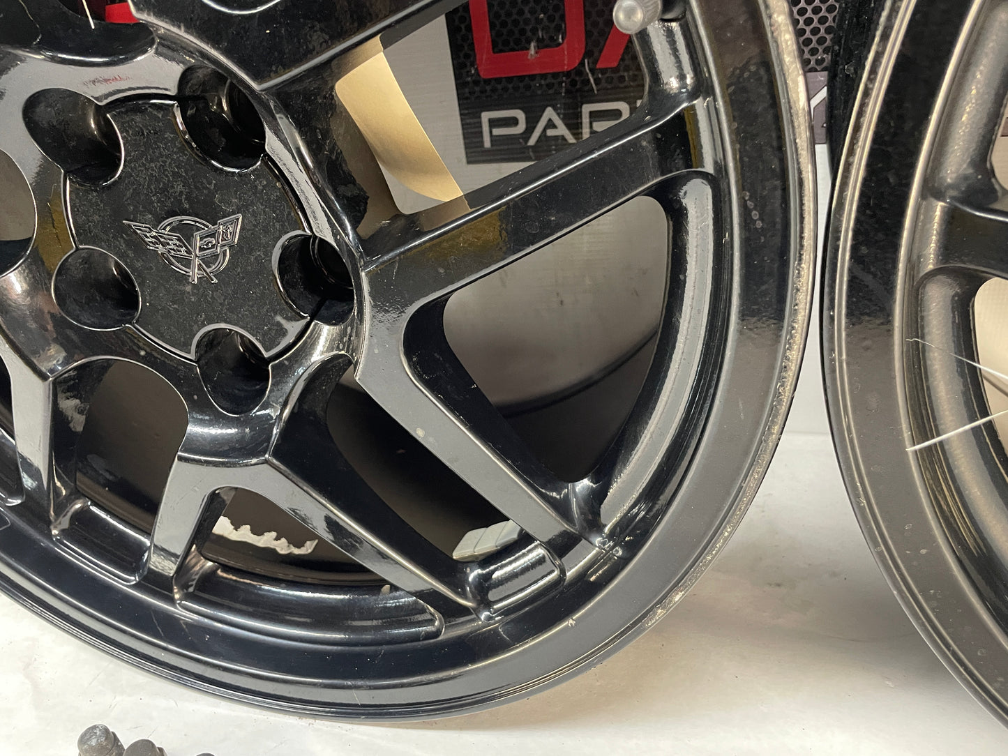 2004 Chevy C5 Corvette Z06 Speedline Wheels Front 17X9 Rear 18X10.5 OEM - Day's Parts Yard
