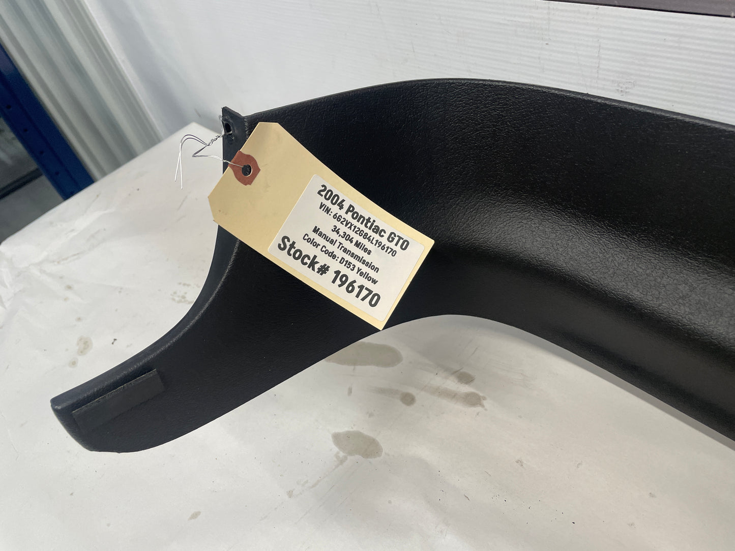 2004 Pontiac GTO LH Driver Interior Door Sill Trim Cover Panel OEM - Day's Parts Yard
