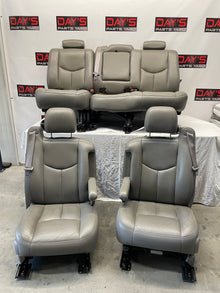 2005 Chevy Avalanche Seats Front and Rear Gray Grey Leather OEM - Day's Parts Yard