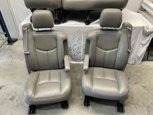 2005 Chevy Avalanche Seats Front and Rear Gray Grey Leather OEM - Day's Parts Yard