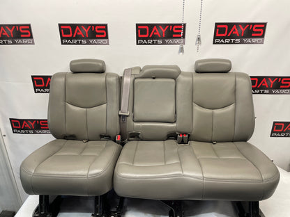 2005 Chevy Avalanche Seats Front and Rear Gray Grey Leather OEM - Day's Parts Yard