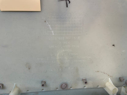 2011 Cadillac CTS-V RH Passenger Front Recaro Seat Back Panel OEM