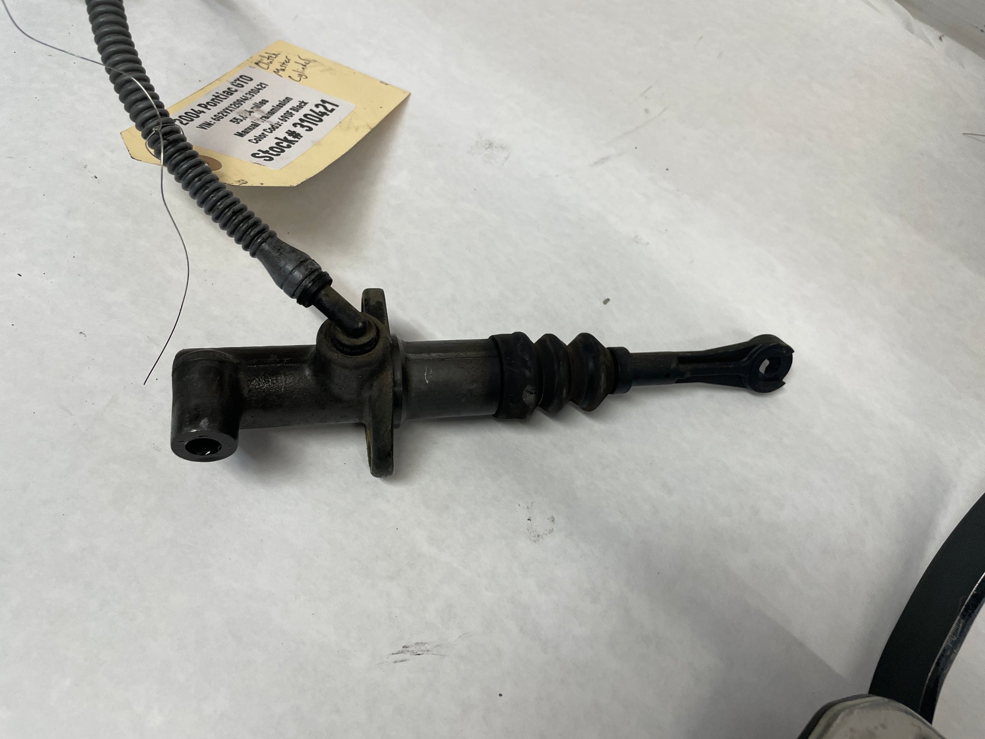 2004 Pontiac GTO Complete Peddle Assembly w/ Clutch Master Cylinder & Line OEM - Day's Parts Yard