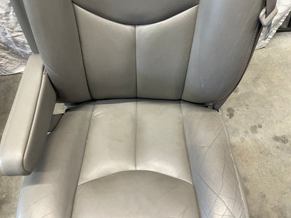 2005 Chevy Avalanche Seats Front and Rear Gray Grey Leather OEM - Day's Parts Yard