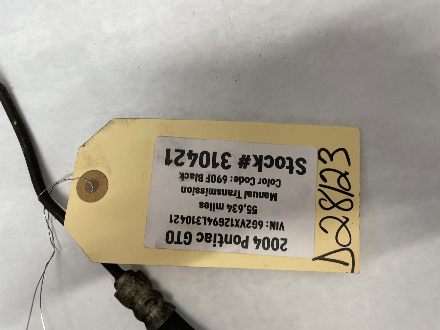 2004 Pontiac GTO Complete Peddle Assembly w/ Clutch Master Cylinder & Line OEM - Day's Parts Yard