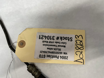 2004 Pontiac GTO Complete Peddle Assembly w/ Clutch Master Cylinder & Line OEM - Day's Parts Yard