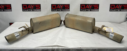 2006 Pontiac GTO RH & LH Axle Back Exhaust Mufflers Factory OEM - Day's Parts Yard