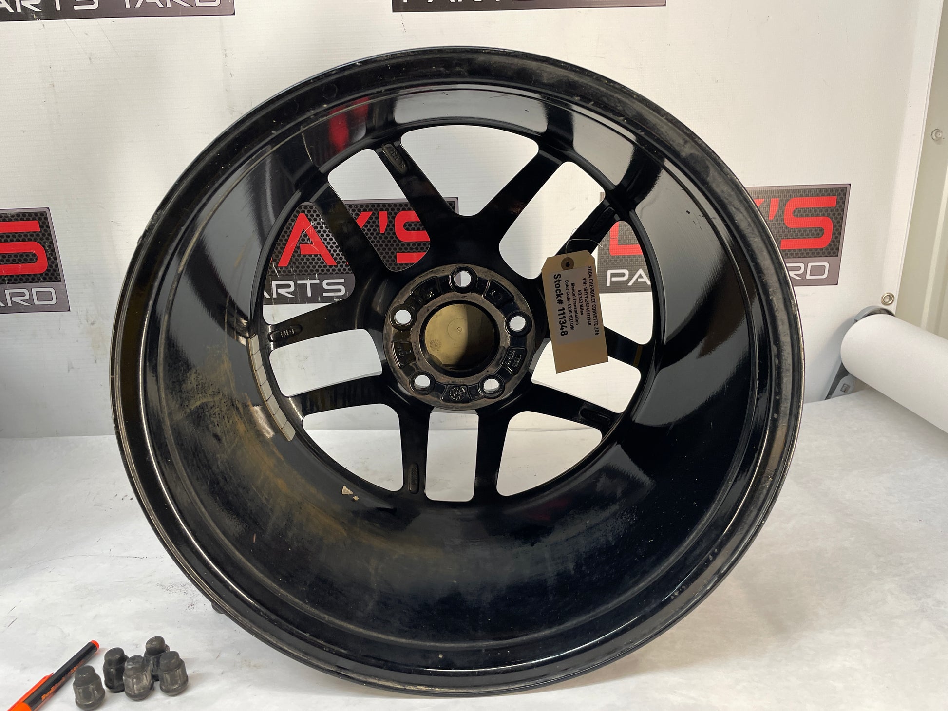 2004 Chevy C5 Corvette Z06 Speedline Wheels Front 17X9 Rear 18X10.5 OEM - Day's Parts Yard