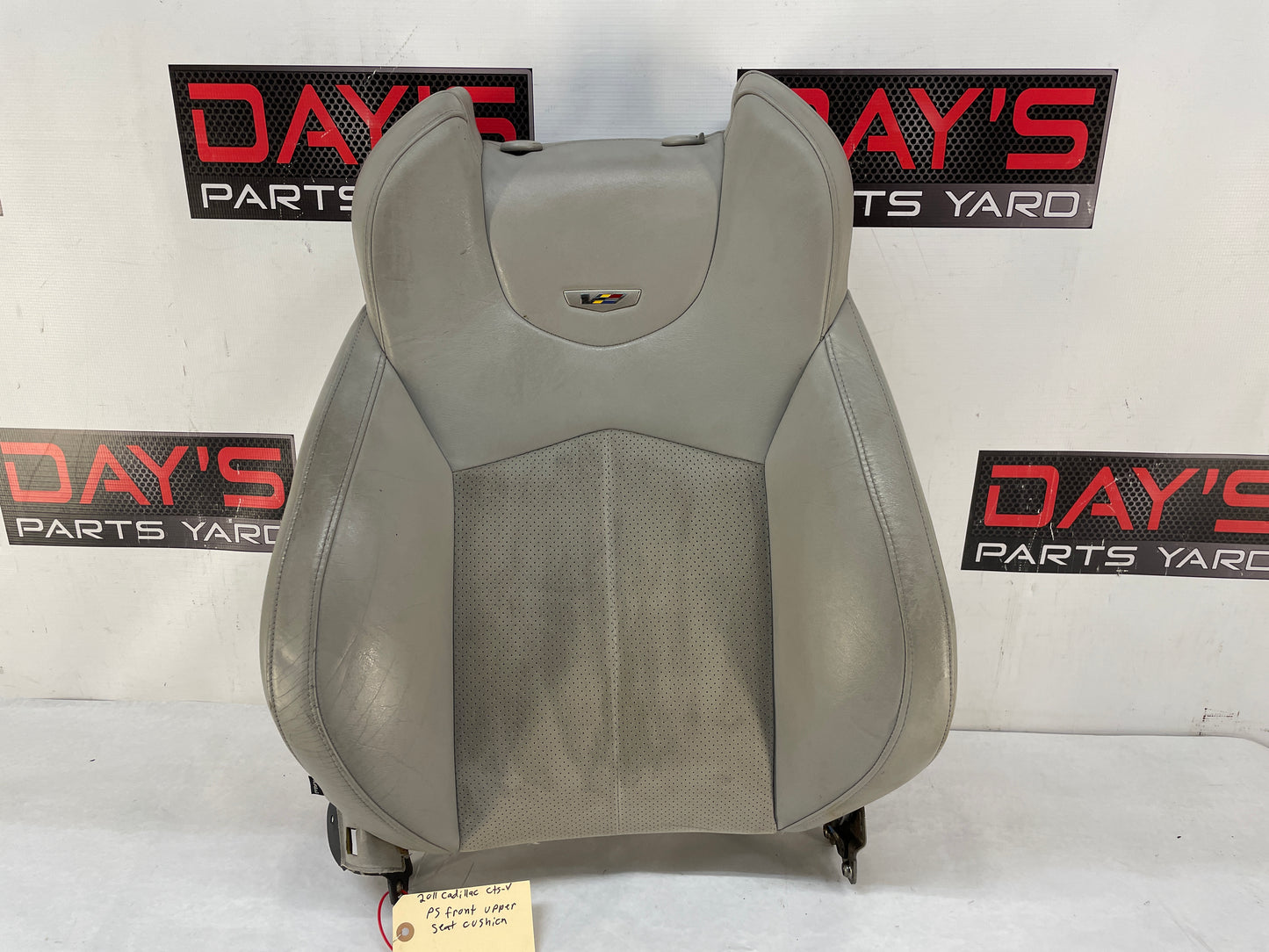 2011 Cadillac CTS-V RH Passenger Front Upper Recaro Seat Back Cushion Cover OEM