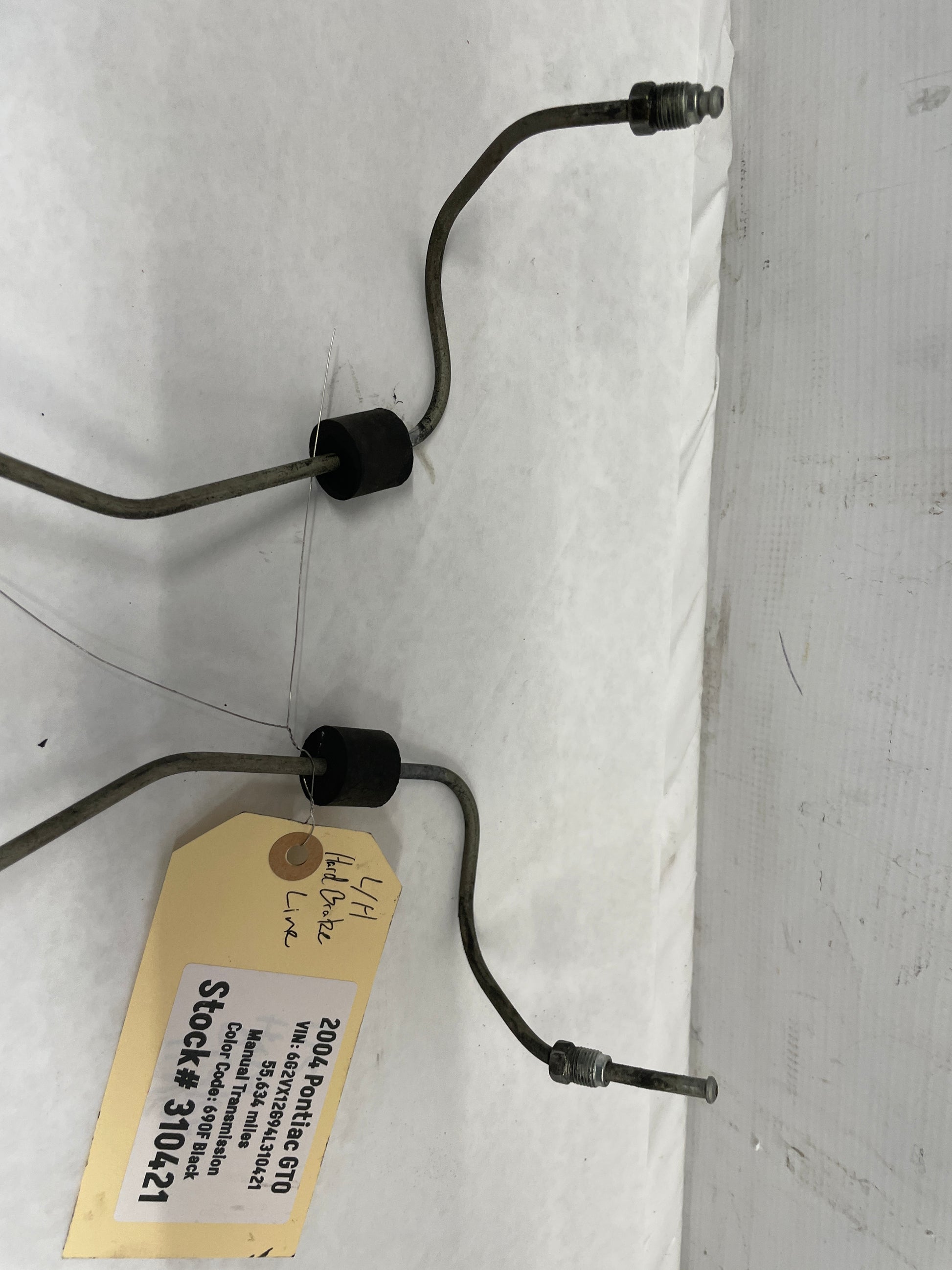 2004 Pontiac GTO RH & LH Rear Hard Brake Line Tube OEM - Day's Parts Yard