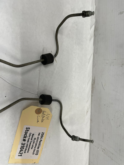 2004 Pontiac GTO RH & LH Rear Hard Brake Line Tube OEM - Day's Parts Yard
