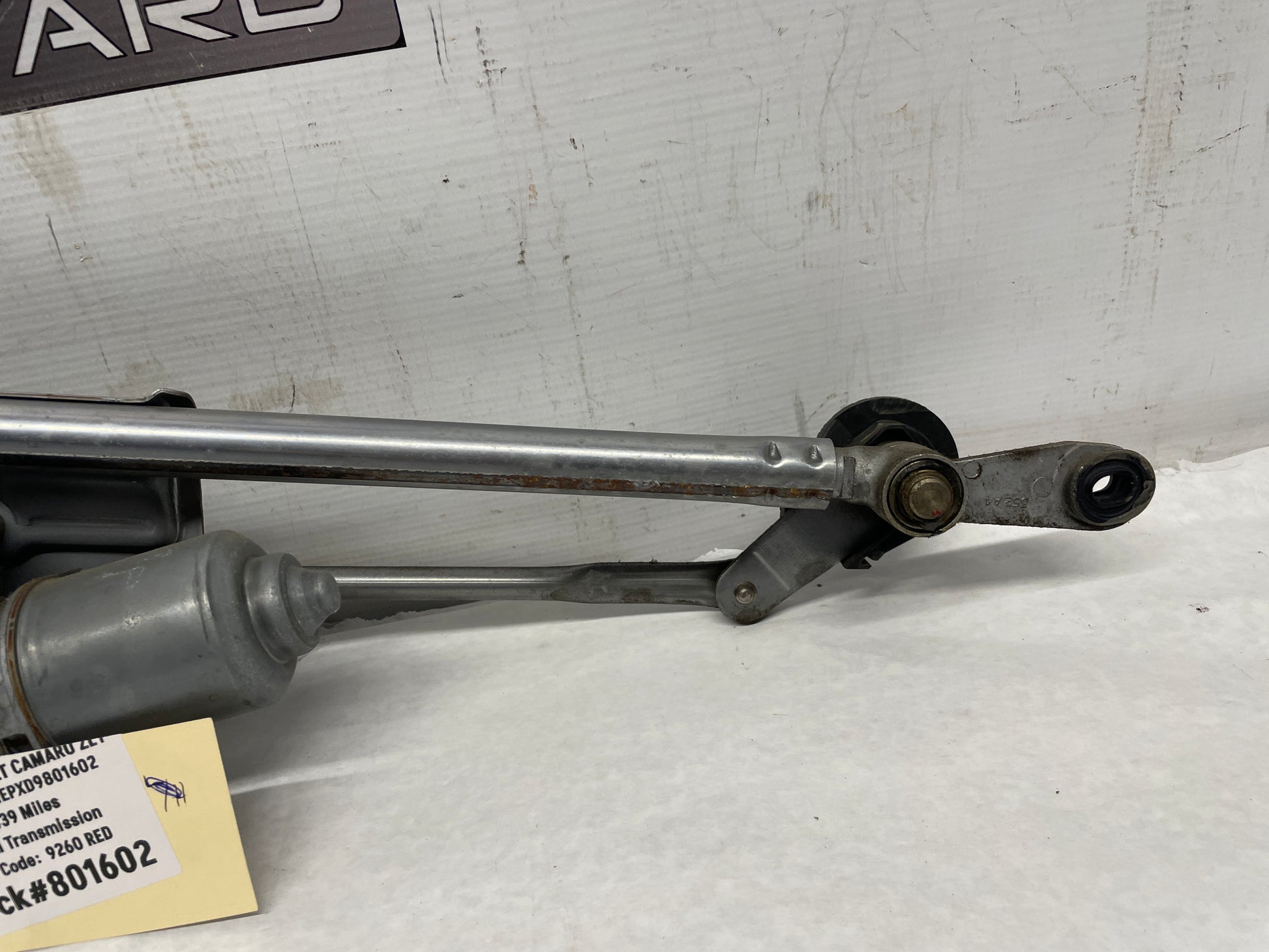 2013 Chevy Camaro ZL1 Windshield Wiper Linkage w/ Motor - Day's Parts Yard
