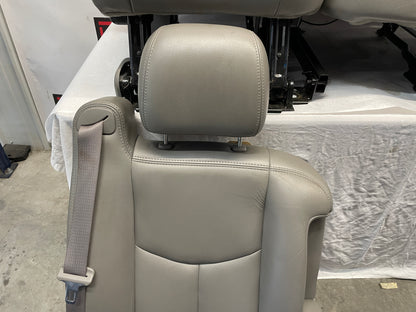 2005 Chevy Avalanche Seats Front and Rear Gray Grey Leather OEM - Day's Parts Yard