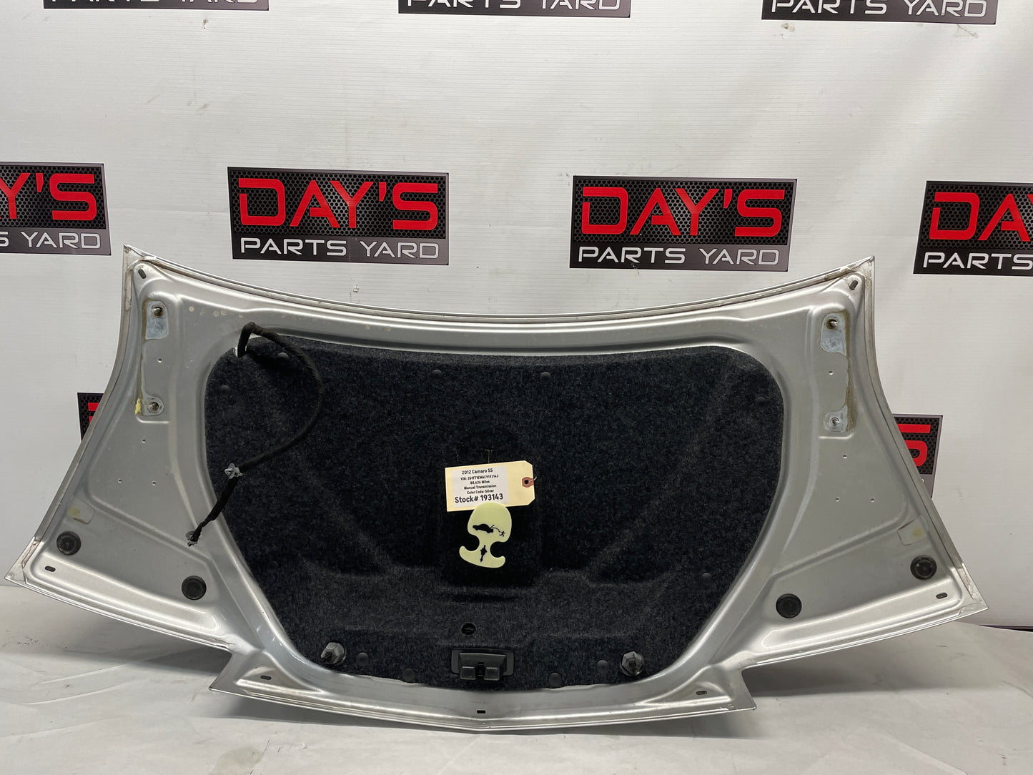 2012 Chevy Camaro SS Trunk Deck Lid Spoiler Wing Duck Bill OEM - Day's Parts Yard