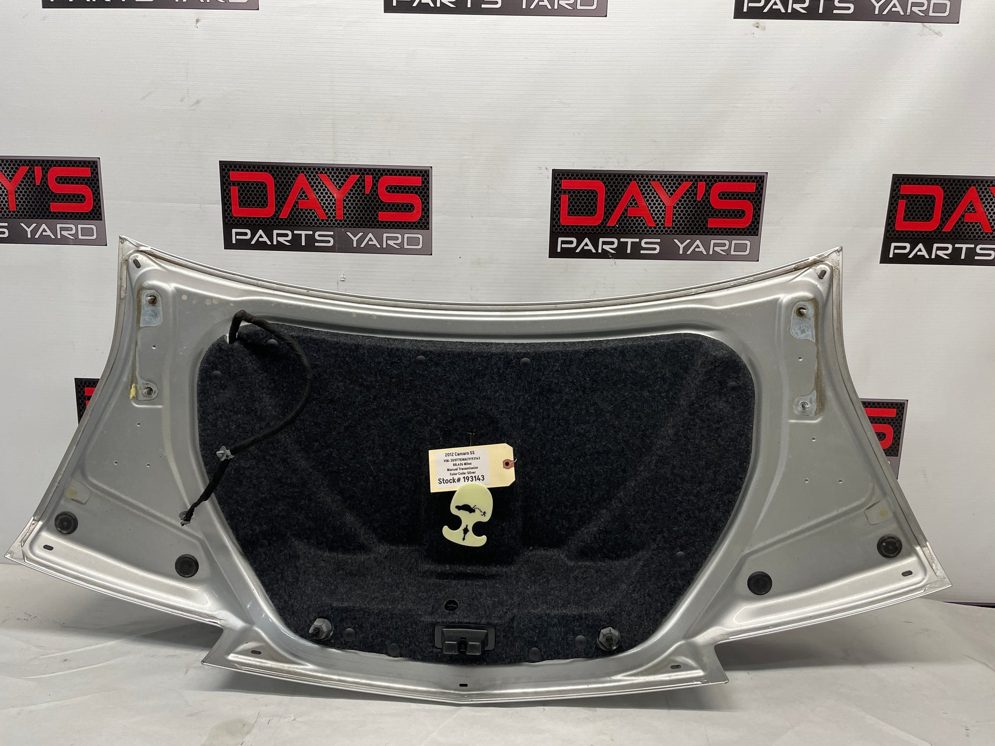 2012 Chevy Camaro SS Trunk Deck Lid Spoiler Wing Duck Bill OEM - Day's Parts Yard