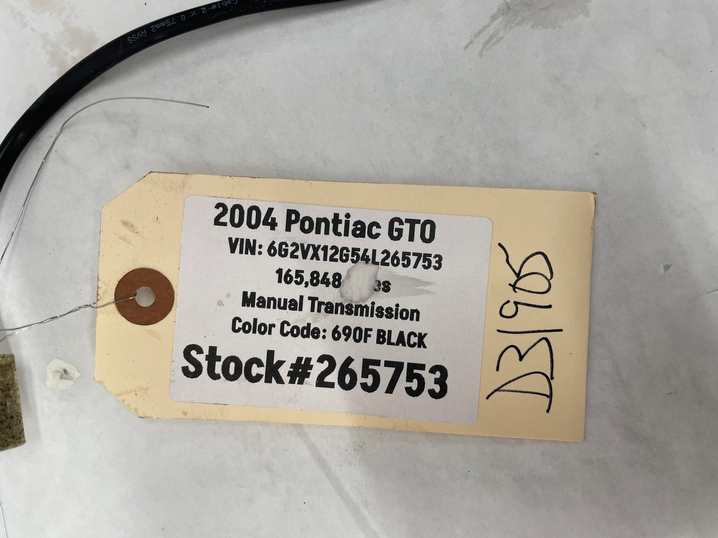 2004 Pontiac GTO Trunk Deck Lid Spoiler Wing OEM - Day's Parts Yard