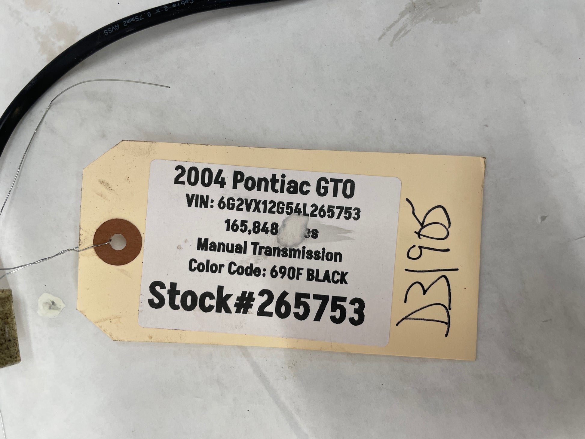 2004 Pontiac GTO Trunk Deck Lid Spoiler Wing OEM - Day's Parts Yard