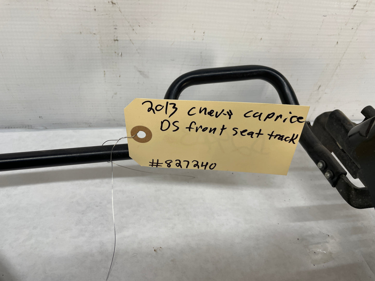 2013 Chevy Caprice PPV LH Driver Front Seat Track Electric Frame Adjuster Motor Assembly OEM - Day's Parts Yard