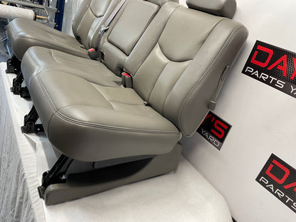 2005 Chevy Avalanche Seats Front and Rear Gray Grey Leather OEM - Day's Parts Yard