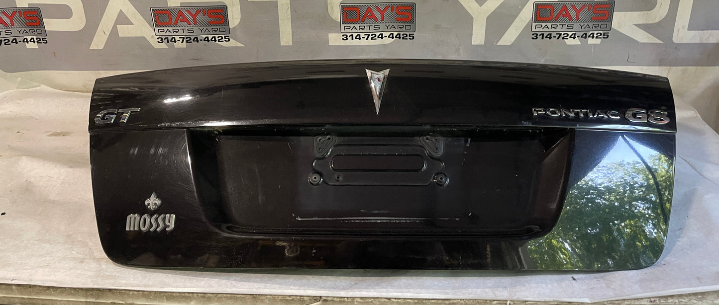 2009 Pontiac G8 Base Trunk Deck Lid OEM